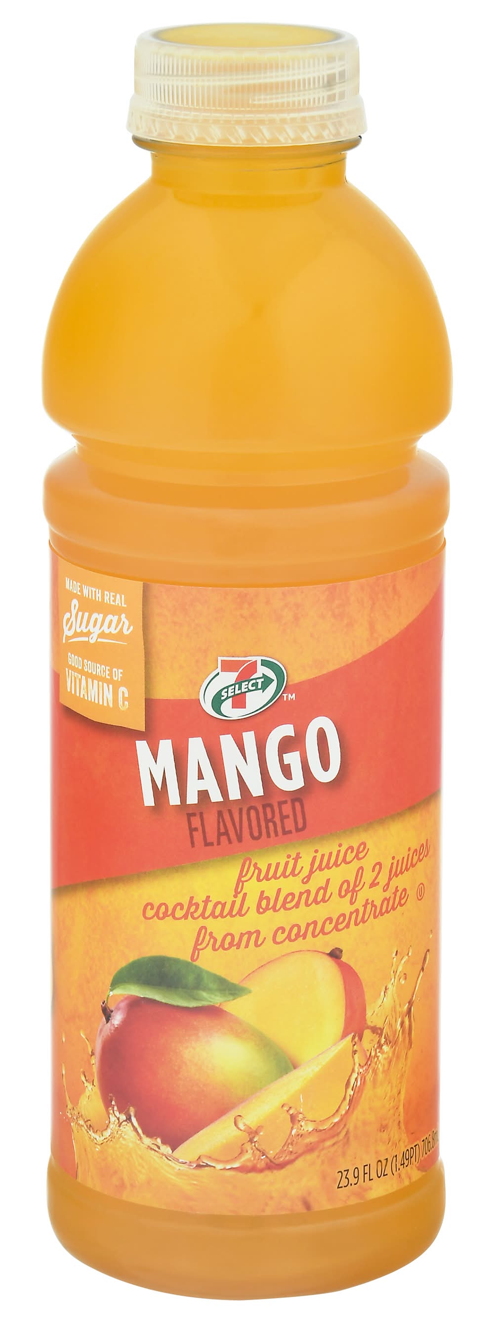 7-Select Fruit Juice Cocktail, Mango (23.9 fl oz)