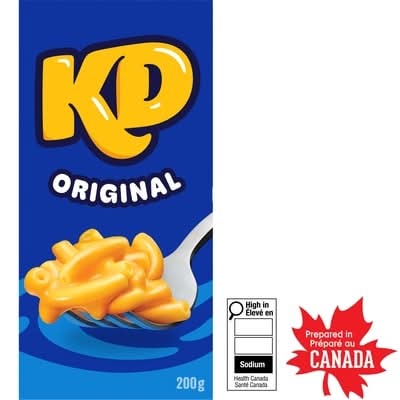 Kraft dinner pâtes originales macaroni et fromage - original macaroni and cheese pasta