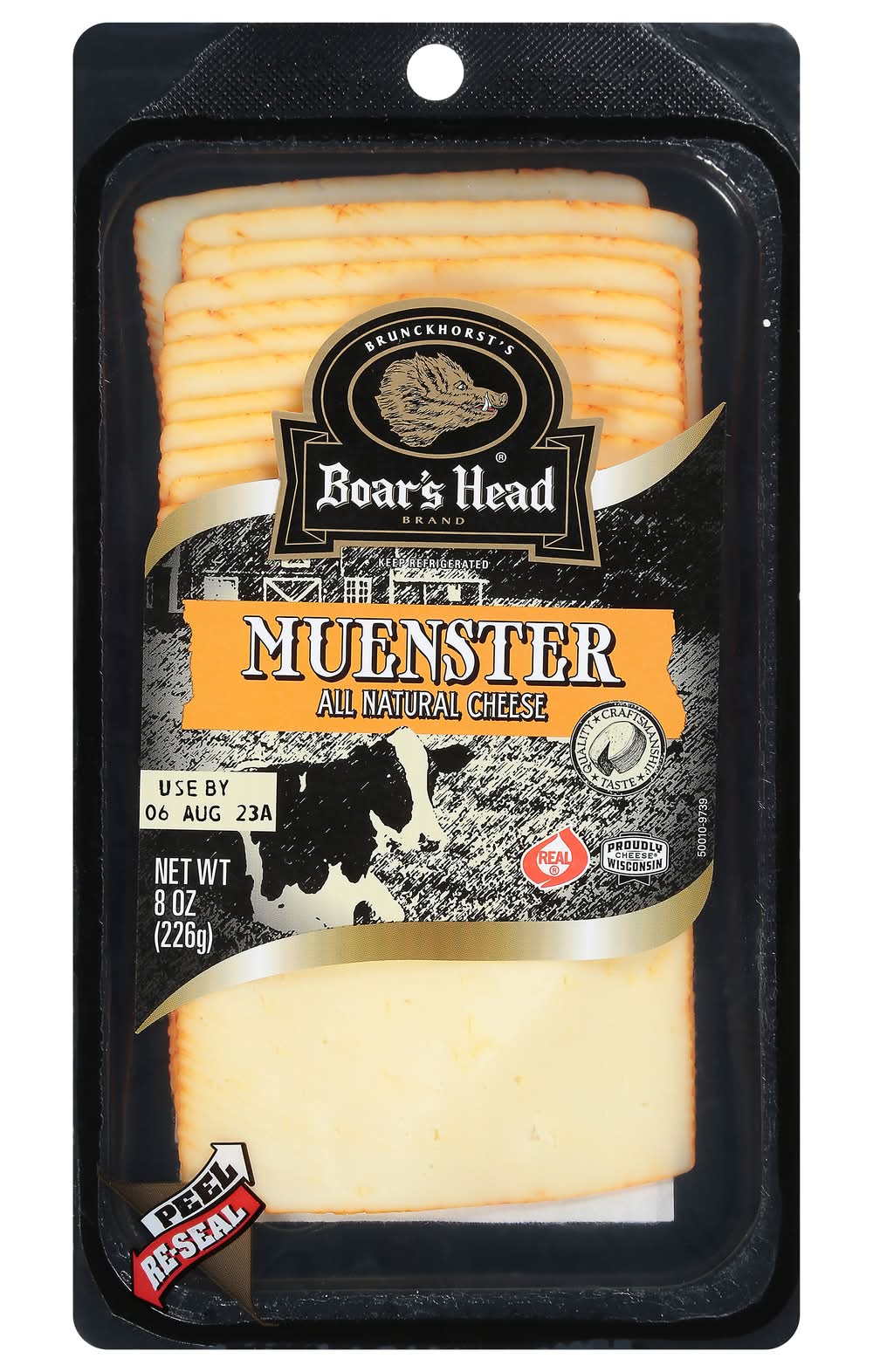 Boar's Head Sliced Muenster Cheese (8 oz)