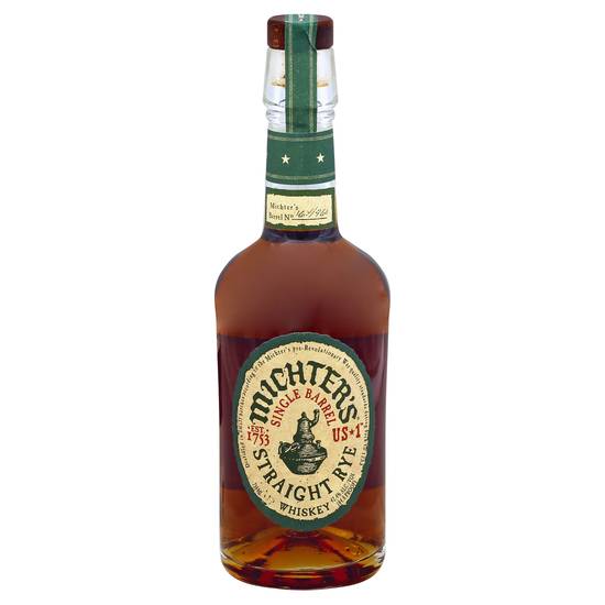 Michter's Straight Rye Single Barrel Whiskey (750 ml)
