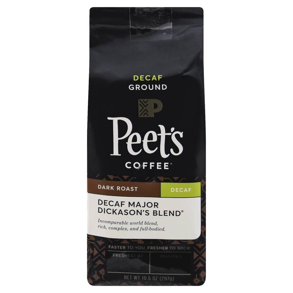 Peet's Coffee Major Dickason's Blend Decaf Dark Roast Coffee (10.5 oz)