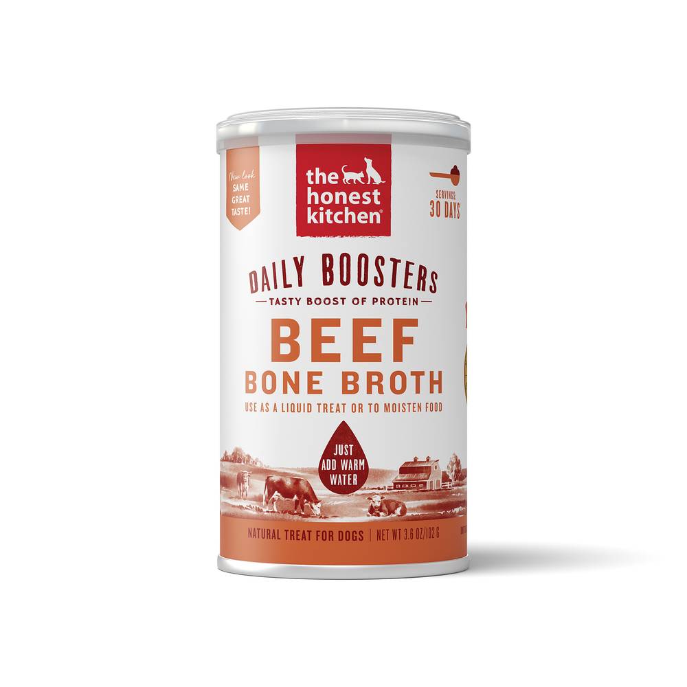 The Honest Kitchen Daily Boosters Instant Bone Broth With Turmeric For Dogs (beef)