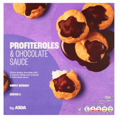 ASDA Profiteroles & Chocolate Sauce (235g)