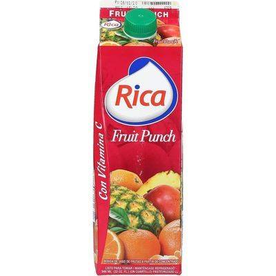 RICA Jugo Fruit Punch 1Lt Cc