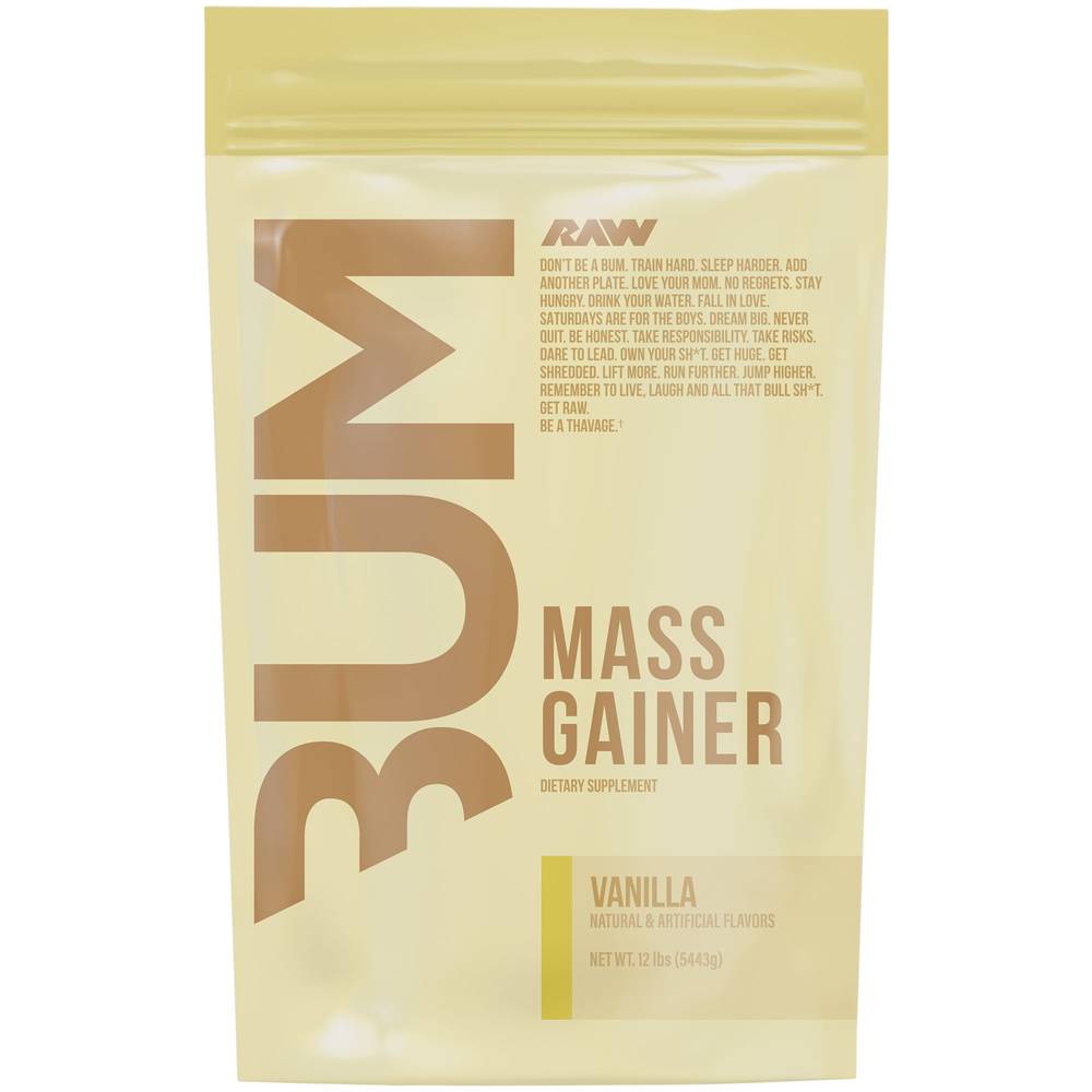 Raw C-Bum Mass Gainer Protein Powder (vanilla)