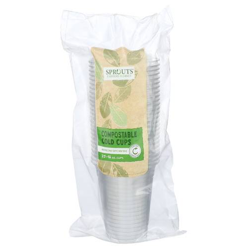 Sprouts 16 OZ Compostable Cold Cups