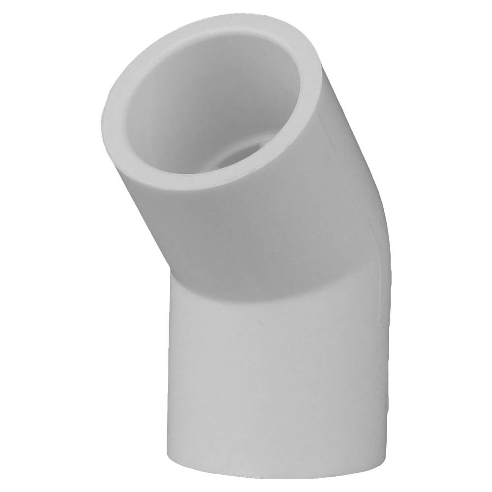 Charlotte Pipe 1-in 45-Degree Schedule 40 PVC Elbow | PVC 02309  1000