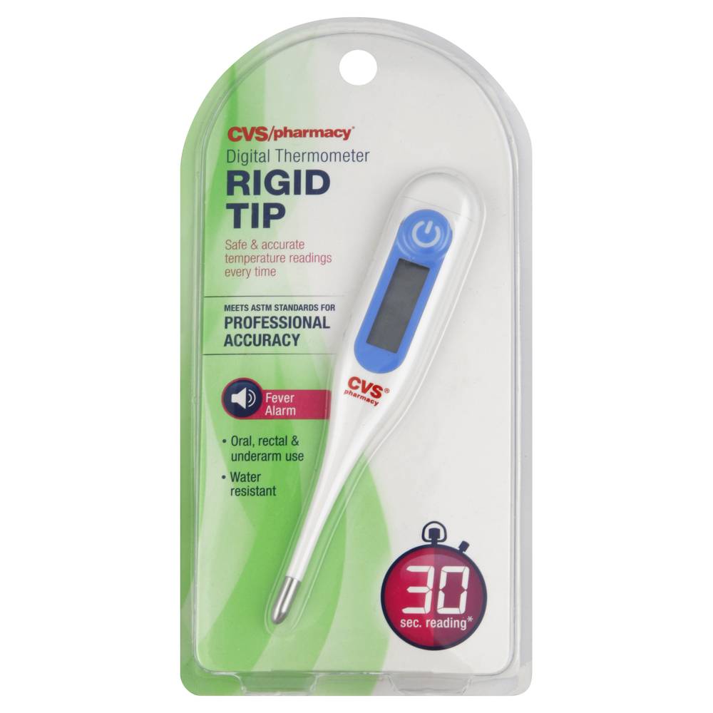 CVS Pharmacy Digital Thermometer, Blue White