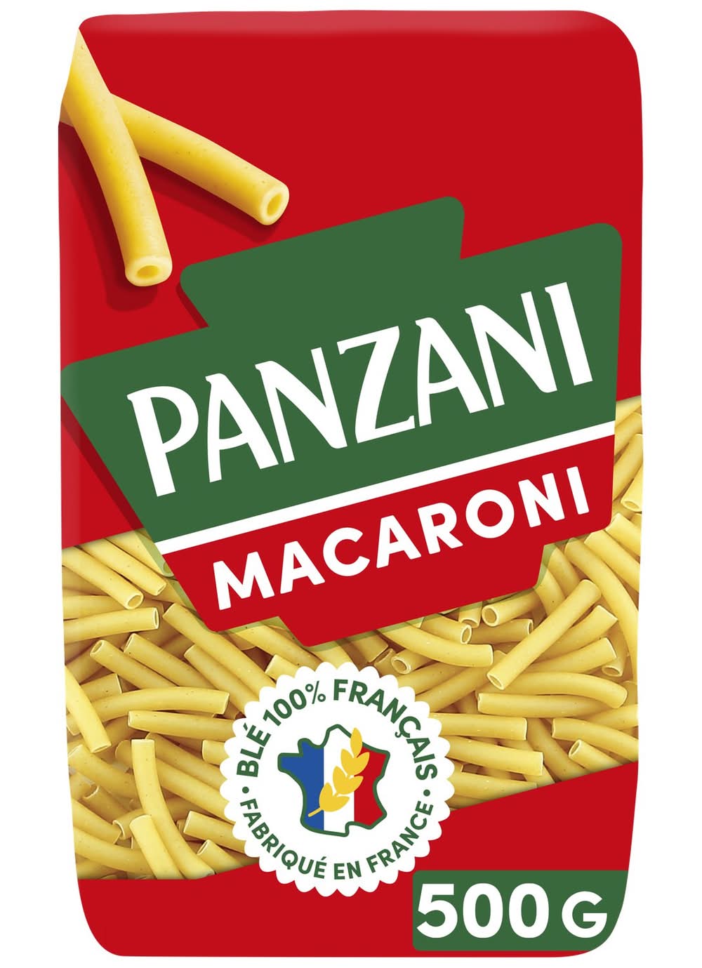 Panzani - Pâtes macaroni de qualité supérieure (500g)