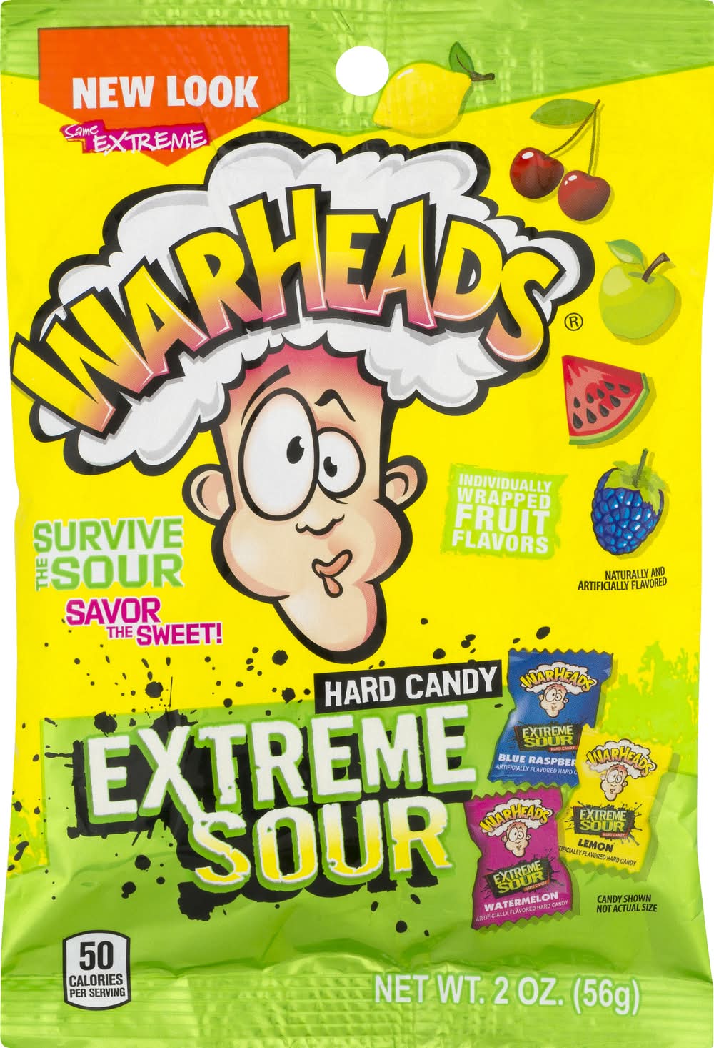 Warheads Extreme Sour Hard Candy (2 oz)