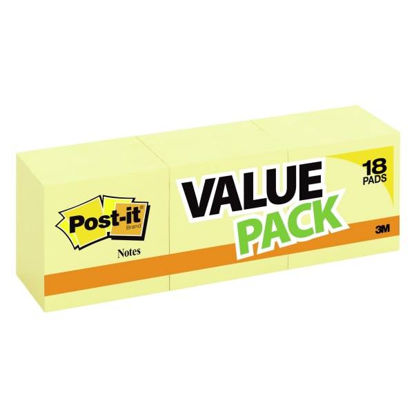 Post-It Sticky Notes (18 ct)