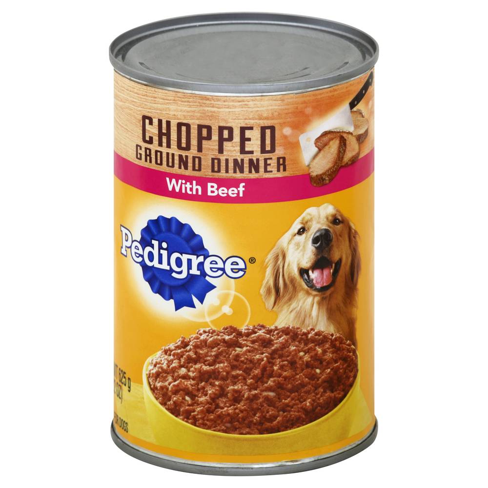 Pedigree Chopped Ground Dinner With Beef Dog Food