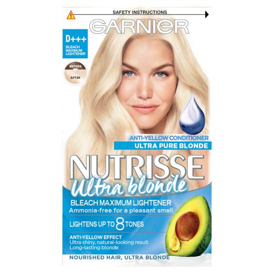 Garnier Nutrisse Truly Blonde Maximum Lightener Lightens Up To 8 Tones