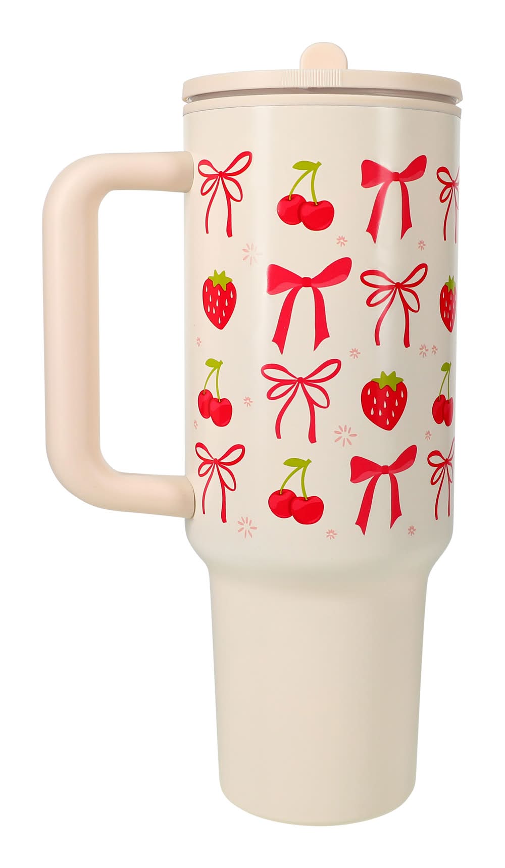 Hydraque Tumbler Sippers 40oz Strawberry