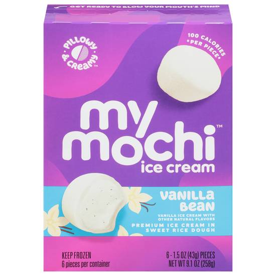 My/Mochi Vanilla Bean Ice Cream (6 ct)