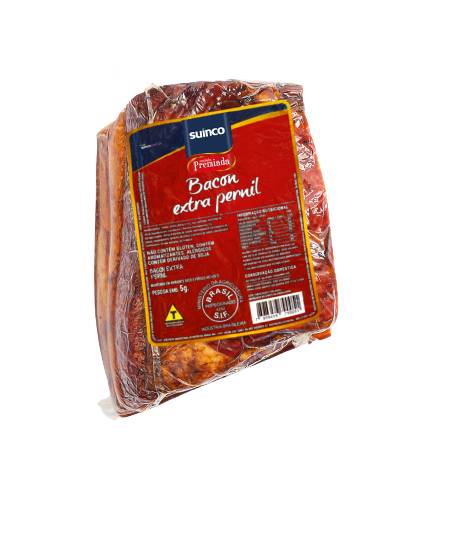 Suinco Bacon de pernil suíno Cozinha Premiada (Pedaço 340 g aprox)