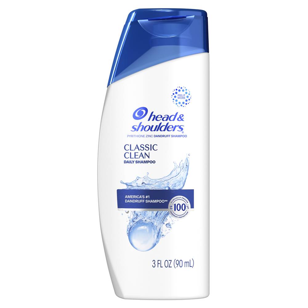 Head & Shoulders Classic Clean Daily-Use Anti-Dandruff Shampoo - 3 Fl Oz