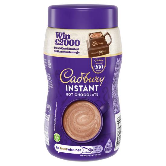 Cadbury Hot Chocolate Instant Jar 300g