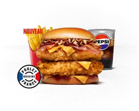 MENU DOUBLE KENTUCKY® BURGER