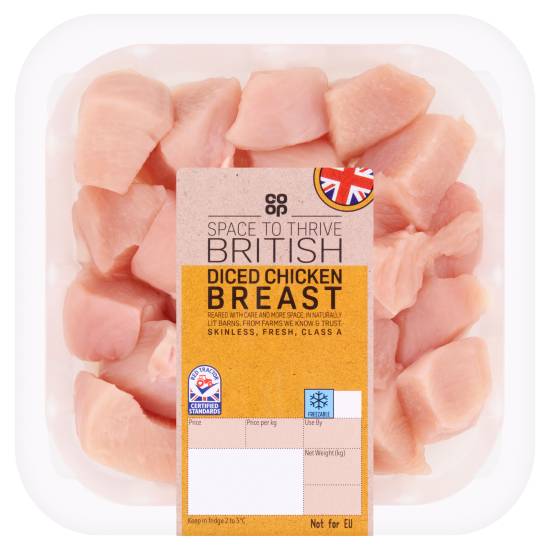 Co-Op British Diced Chicken Breast 350g