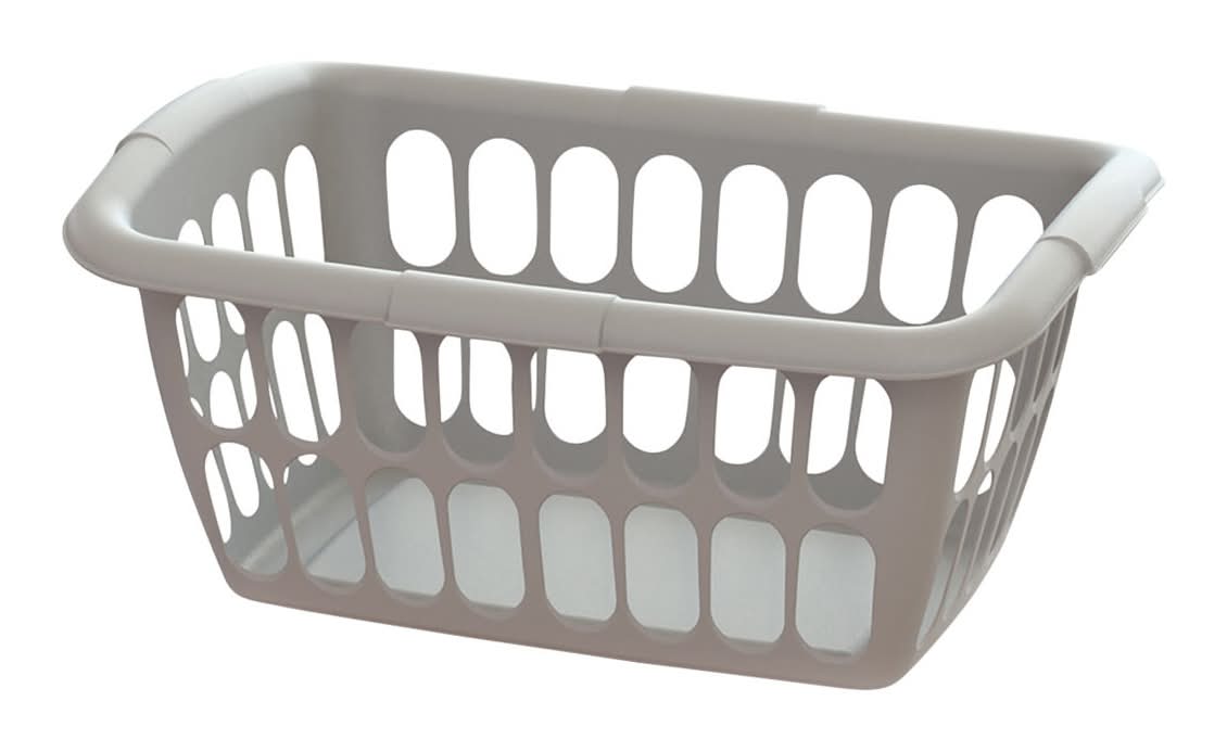 Rectangular Plastic Laundry Basket