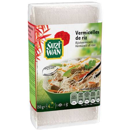 Vermicelles de riz SUZI WAN - le sachet de 250 g