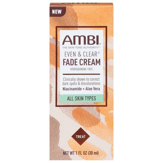 Ambi Even & Clear Treat Fade Cream