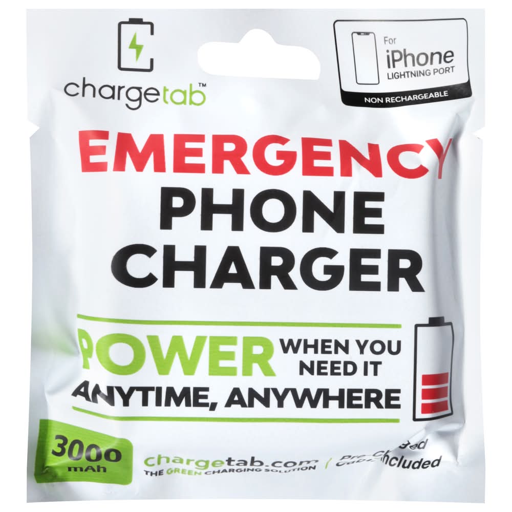 ChargeTab Emergency Phone Charger Compatible With Iphone