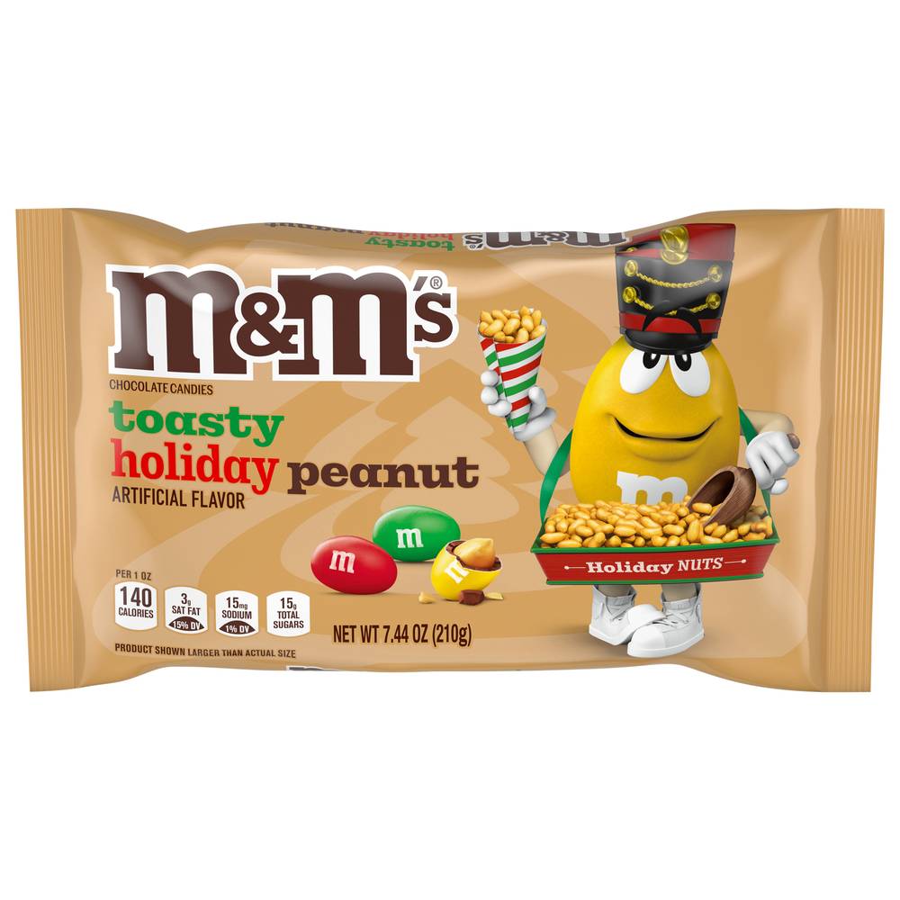 M&M's Toasty Holiday Peanut Candy (7.44 oz)