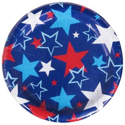 Ssel Star Studded Lunch Plates - 8 Count
