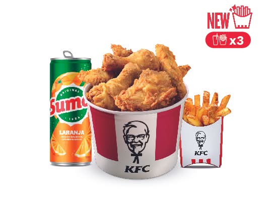 Bucket 9 Pedaços