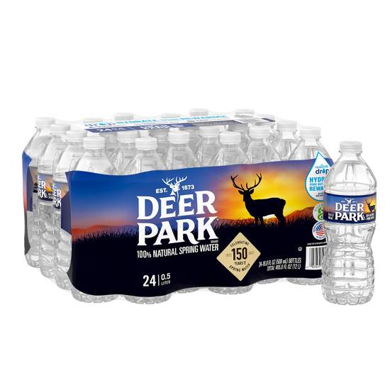 Deer Park Natural Spring Water (24 ct, 16.9 fl oz)