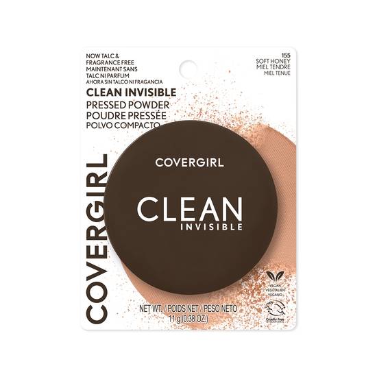 CoverGirl Clean Invisible Pressed Powder - Soft Honey 155