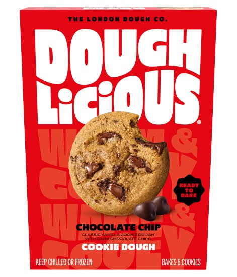 Doughlicious Chocolate Chip Gourmet Cookie Dough (6 pack)