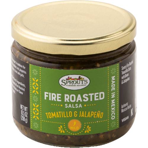Sprouts Tomatillo & Jalapeno Fire Roasted Salsa