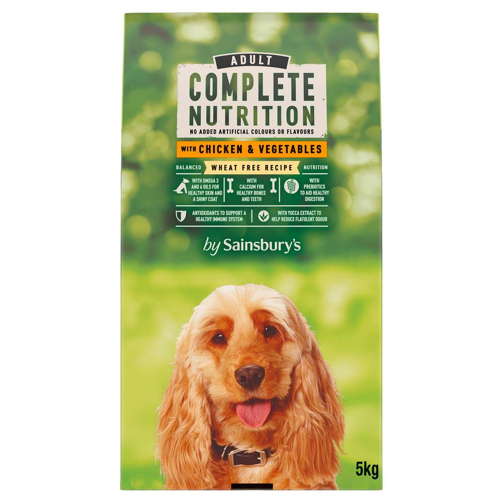 Sainsbury's Complete Nutrition Adult Dog Food with Chicken & Vegetables 5kg