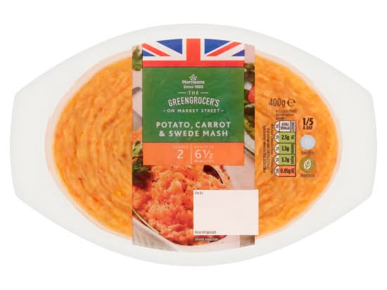 Morrisons The Greengrocer's on Market Street Potato Carrot & Swede Mash (400g)