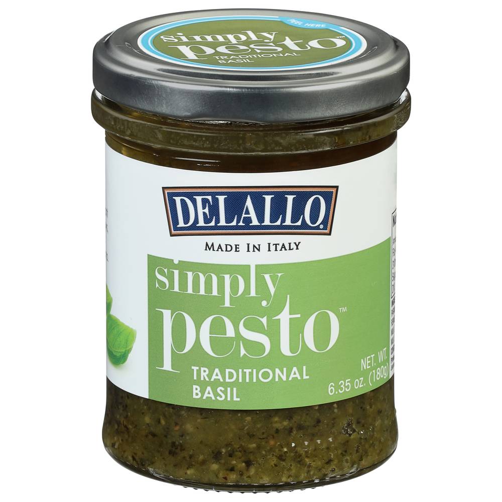 DeLallo Traditional Basil Simply Pesto (6.4 oz)