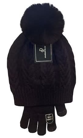 Charlotte Daniel Knit Hat and Glove Set