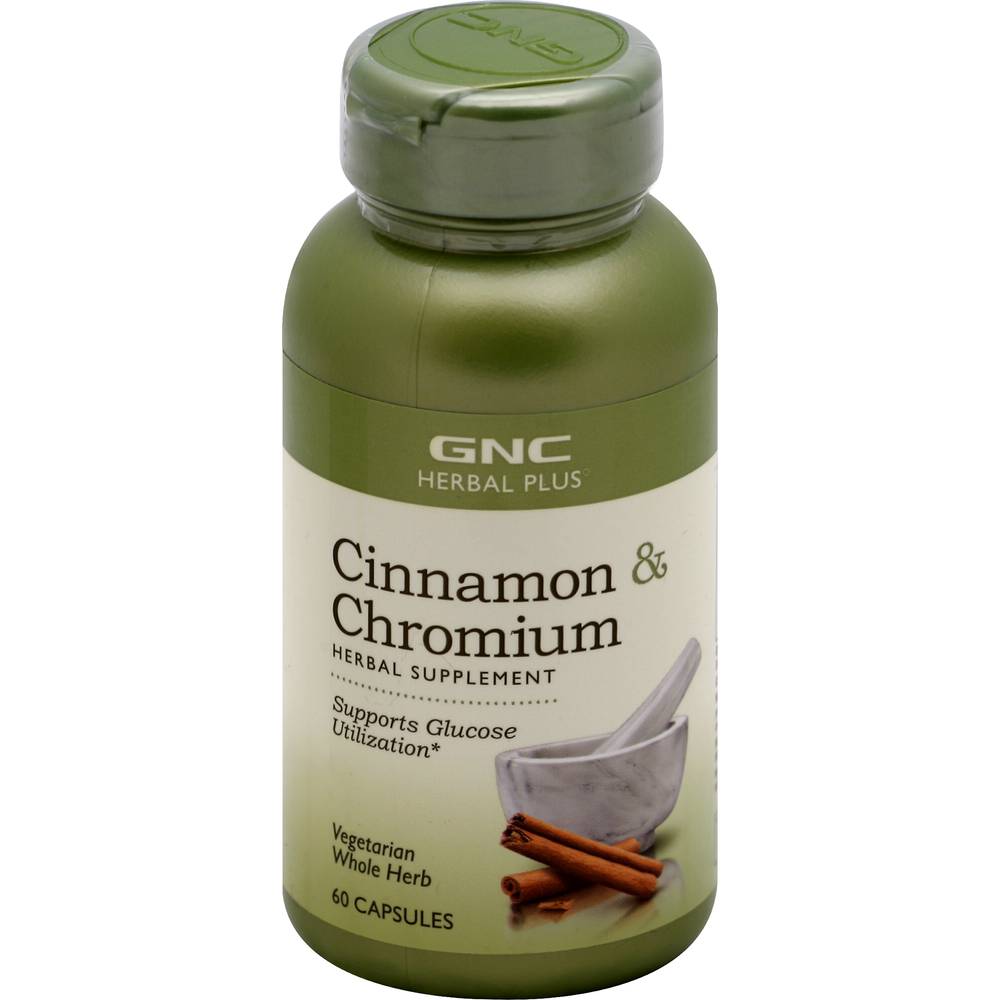 GNC Cinnamon & Chromium Supplement (60 ct)