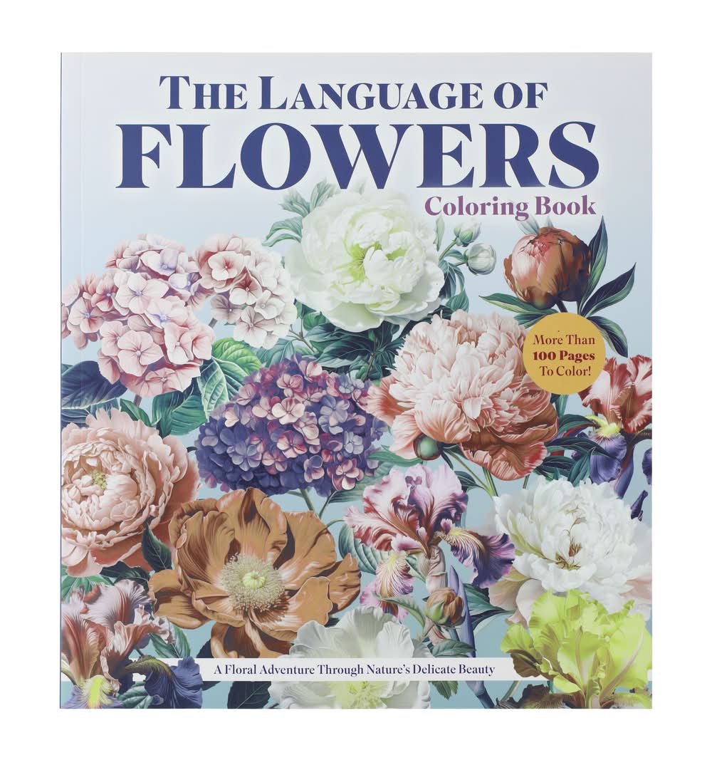The Language Of Flowers Coloring Book