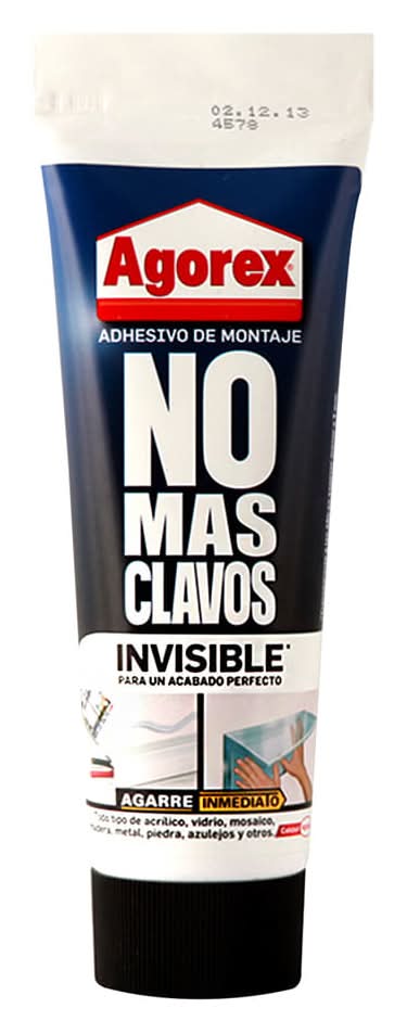 Agorex · No más clavos invisible (200 g)