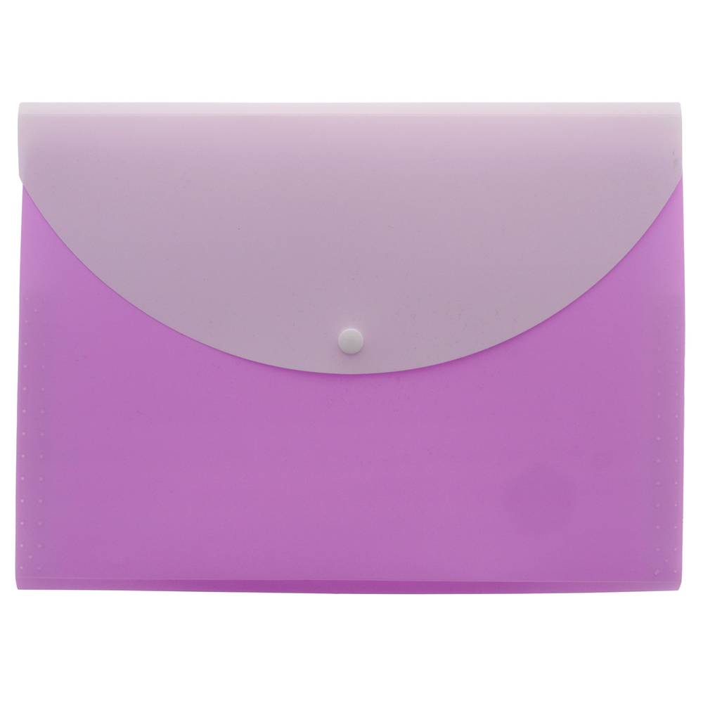 Plastic File Folder, Pink (6 ct)