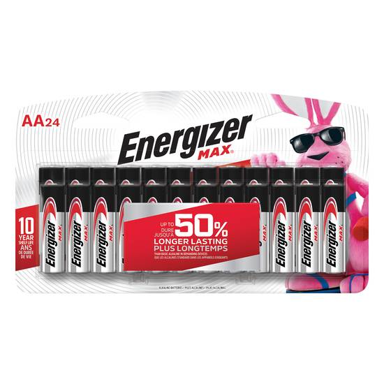 Energizer Max Aa Alkaline Batteries (24 ct)