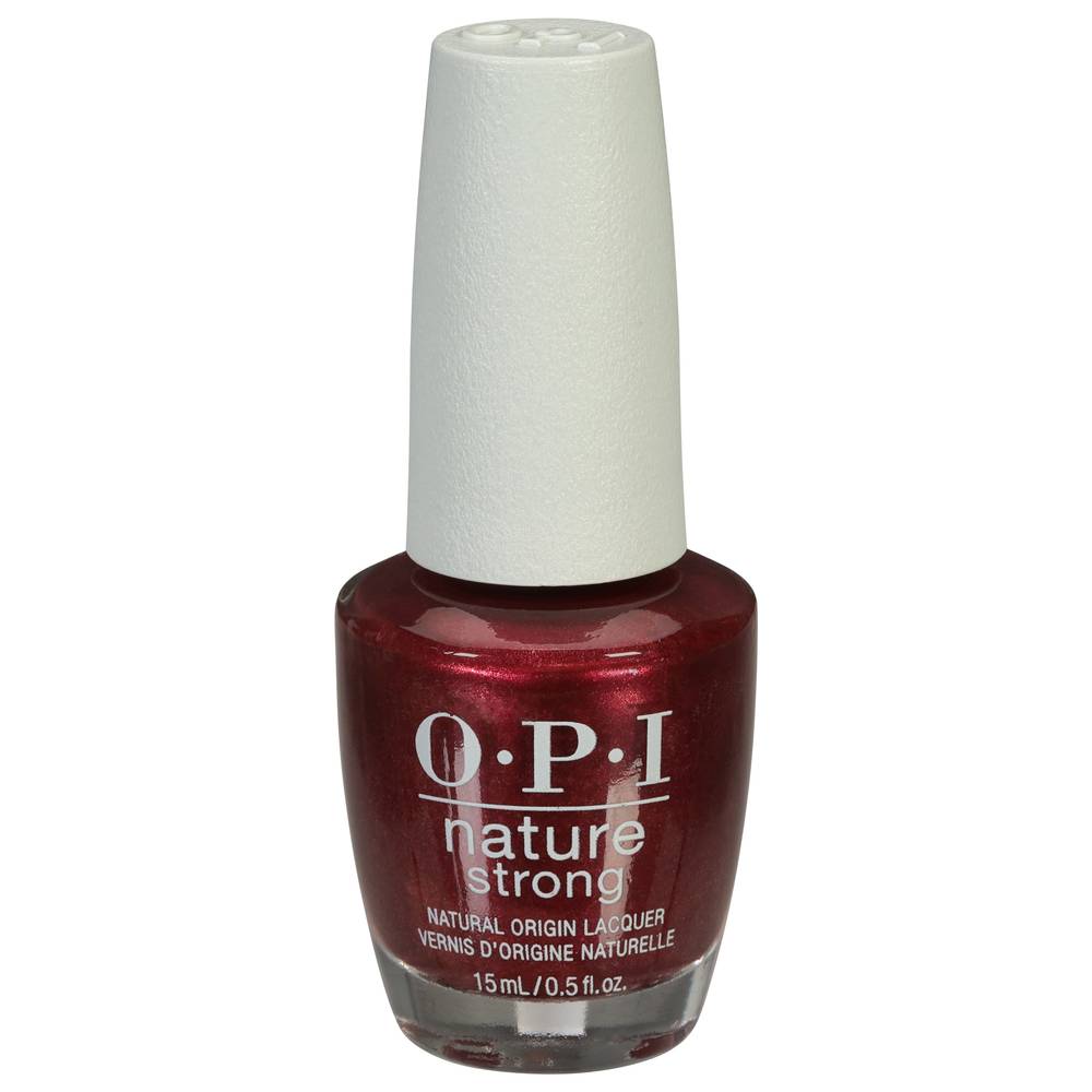 OPI Nature Strong Raisin Your Voice Nail Lacquer, Red (0.5 fl oz)