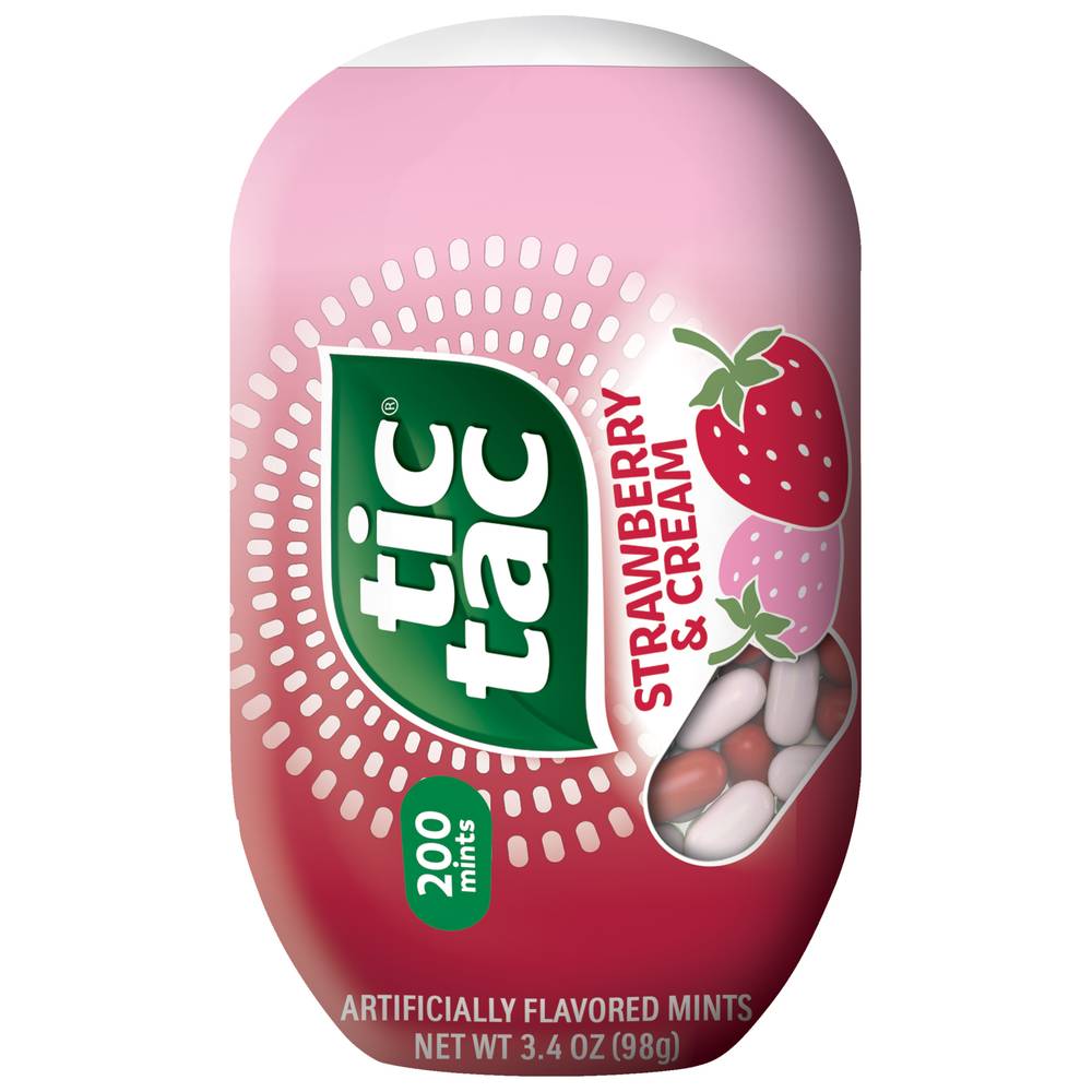 Tic Tac Strawberry & Cream Mints (200 ct)