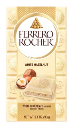 Ferrero Rocher® White Hazelnut Chocolate Bar 3.1oz