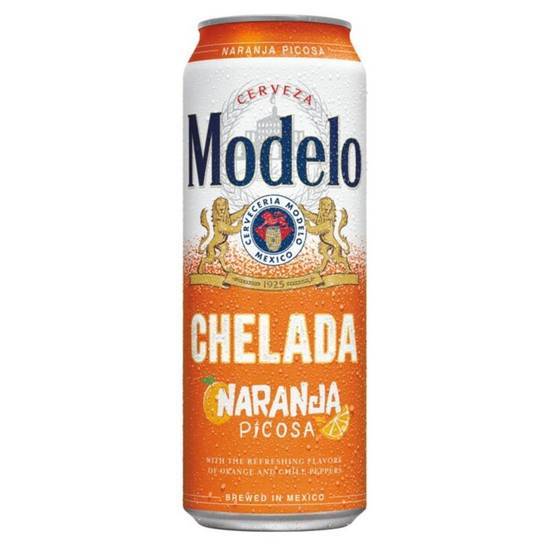 Modelo Chelada Naranja Picosa Mexican Import Flavored Beer (24 fl oz)