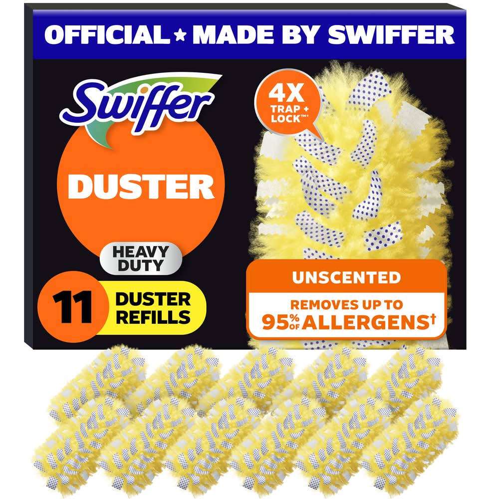 Swiffer Unscented Duster Multi-Surface Heavy Duty Refills (11 ct)