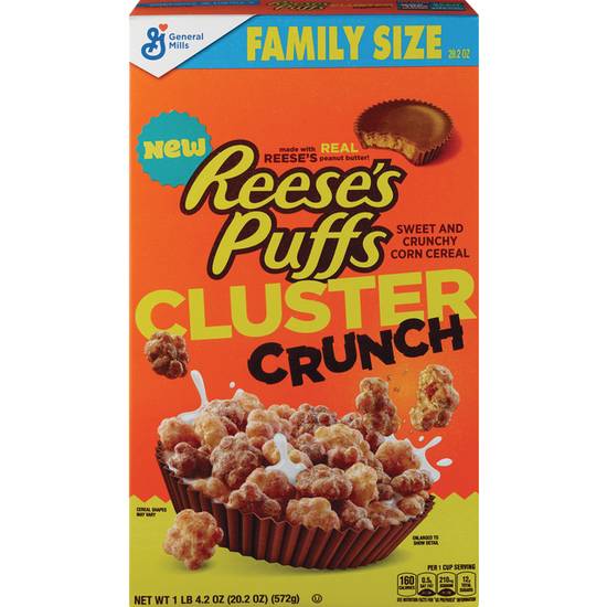 REESES PUFFS CLUSTERS CRUNCH FS